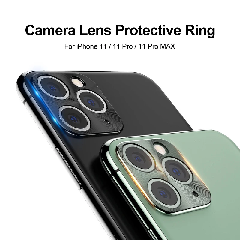 Metal Case on For iPhone X Camera Lens Screen Protector Bumper Cover for iPhone XS MAX XR XSMAX X 11 Pro Max Ring Tempered Glass