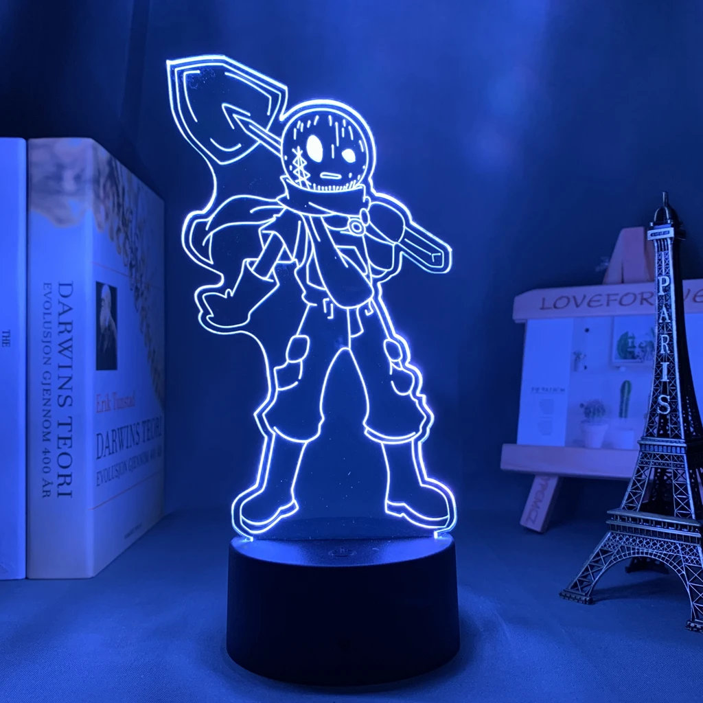 Светодиодный светильник в виде аниме ангелов смерти для спальни ночсветильник