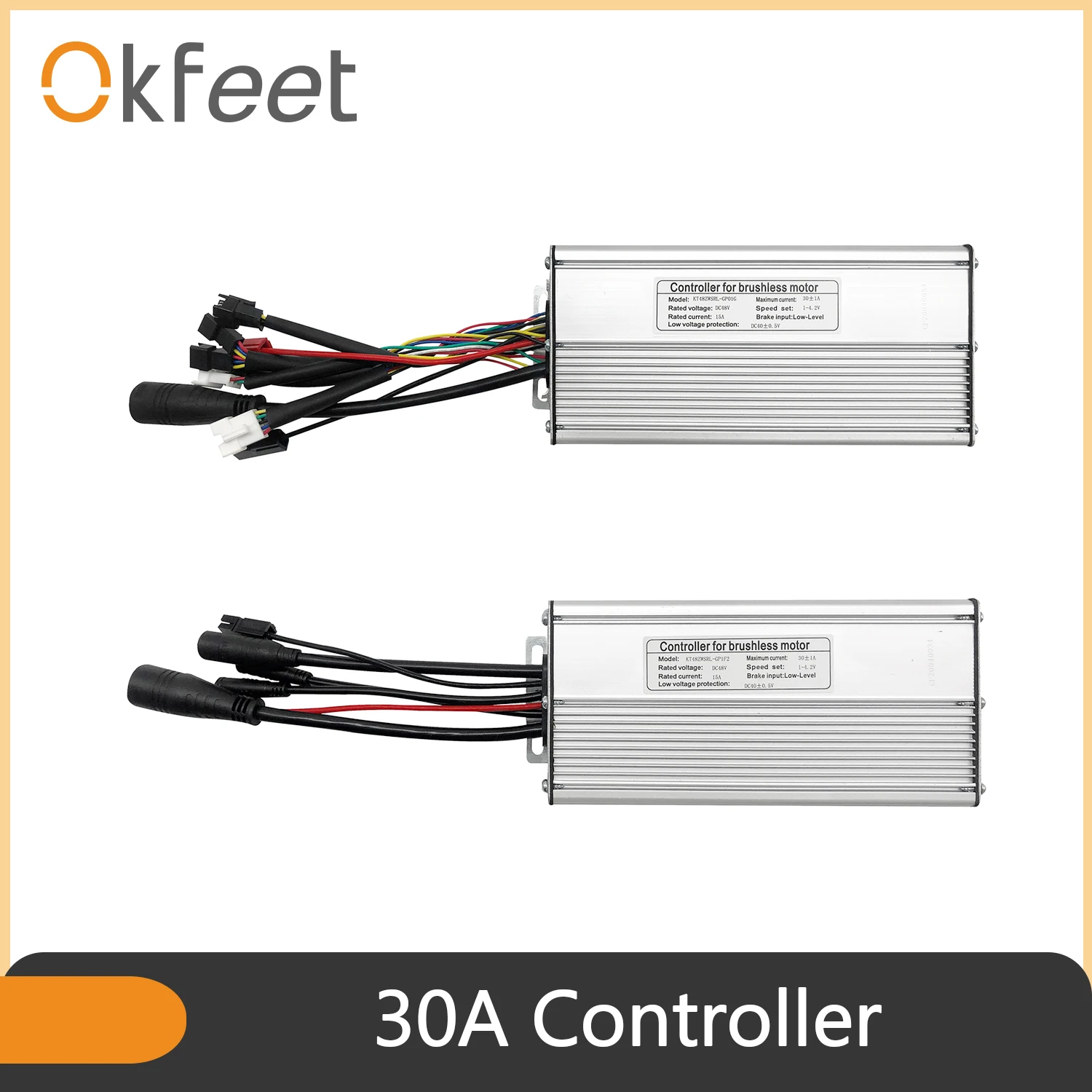 Контроллер Okfeet KT электрический велосипед Ebike Стандартный 1000 Вт 48 В 30 А контроллер