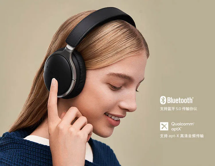 Meizu HD60 беспроводные наушники Bluetooth гарнитура 5,0 40 мм CVC шумоподавление наушники сенсорное управление Apt-X type-C зарядка