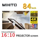 MIXITO 16:10 84 дюйма проектор Экран 4K HD Складная Портативный проекции фильмов для дома Театр Крытый повысить качество