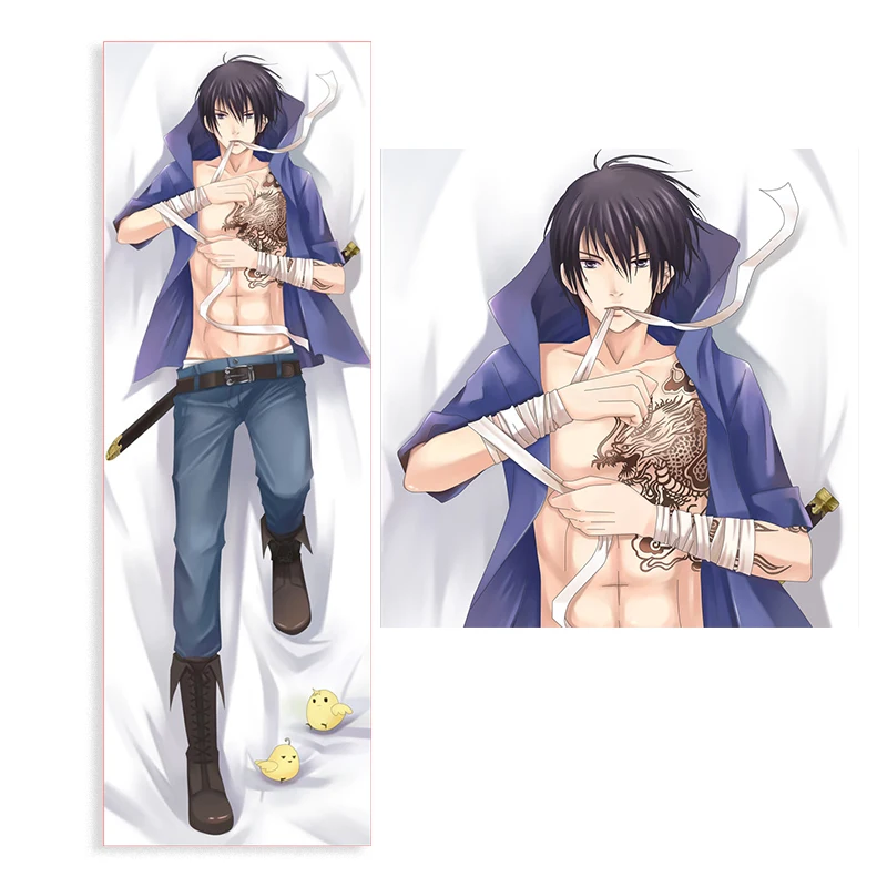 

Anime Daomubiji 150cm Pillow Case Cosplay Kylin Zhang Xiaoge Cushion Cover Hugging Body Peach Skin Pillowcase fashion Printed