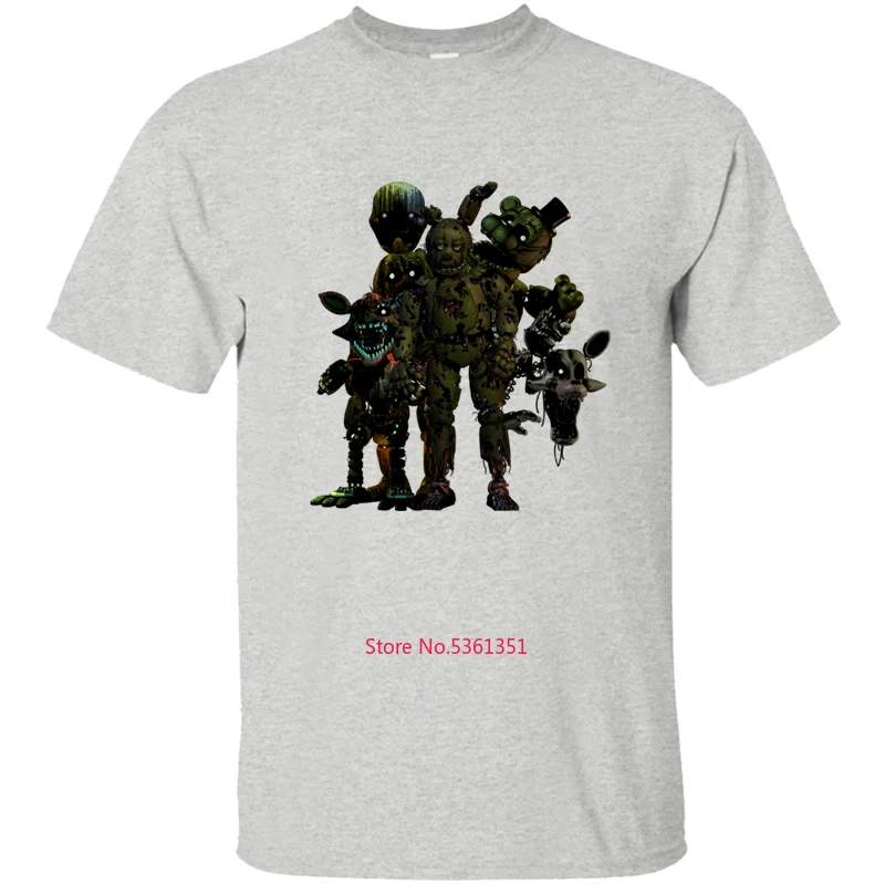 Одежда Fnaf 3 АНИМАТРОНИКА Футболка мужская s футболка для мужчин Бесплатная
