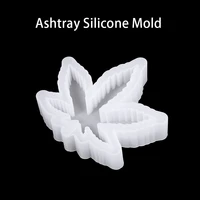 silicone mold diy maple leaf ashtray mold tray making crystal resin casting epoxy mould crafts for jewelry making modeling