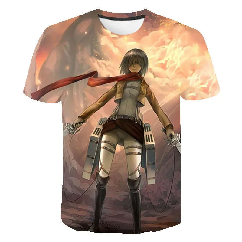 

Shingeki nenhum kyojin anime roupas manga ataque em titan t camisa camisas para homem topos ropa hombre camiseta masculina