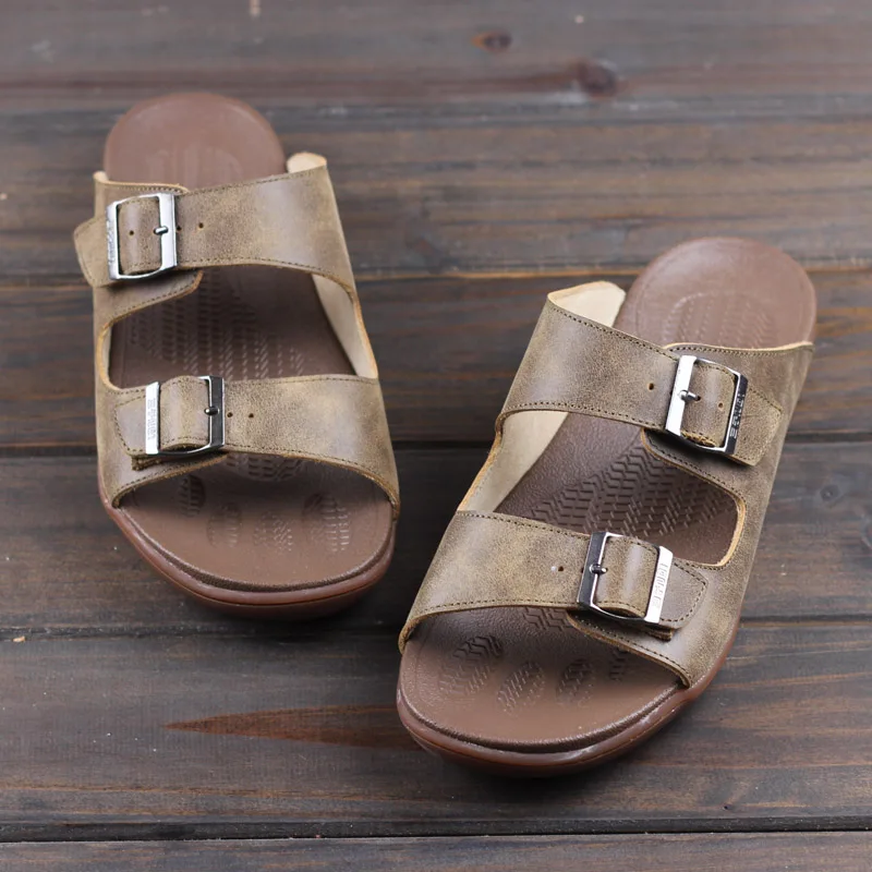 Мужские шлепанцы Phenkang светильник повседневные с мягкой подошвой мужские летние