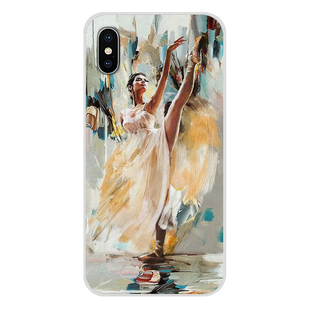 For Xiaomi Mi4 Mi5 Mi5S Mi6 Mi A1 A2 5X 6X 8 9 Lite SE Pro Max Mix 2 3 2S Ballet Ballerina oil painting Cell Phone Case Cover | Мобильные