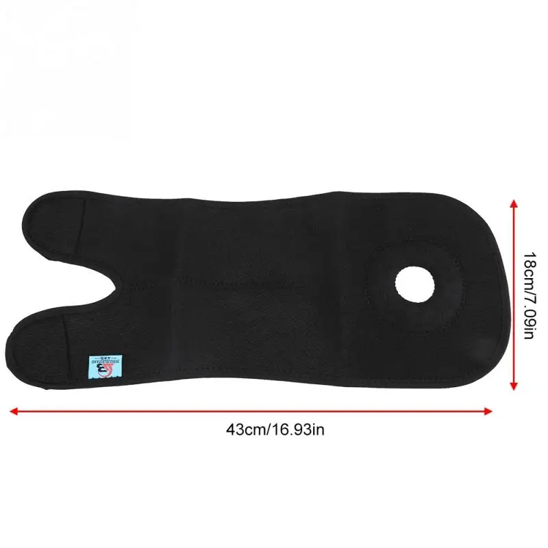 

1pc Breathable Sports Training Mountaineering Elastic Knee Support Brace Kneepad Black Posture Corrector Portector For Man Woman