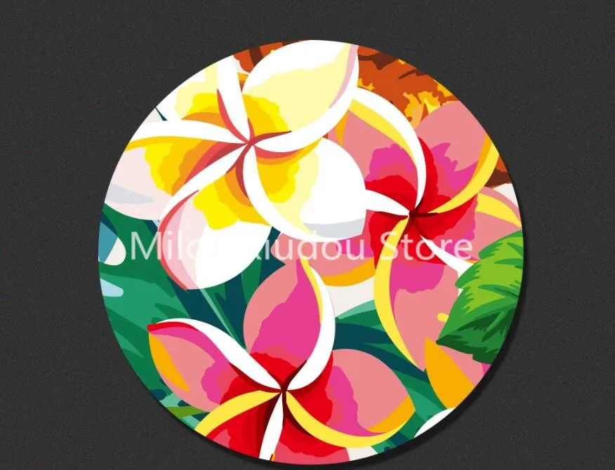 Пользовательские 3d росписи современный минималист растение из тропического