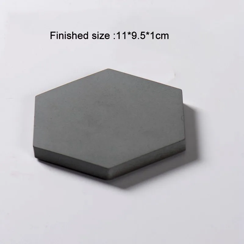 Силиконовая форма для подставок формы ручной работы бетона с шестигранным