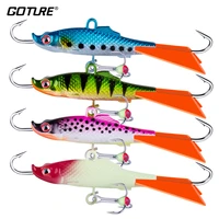 goture winter ice fishing balancer 6 8cm 15g wobblers for pike perch lead jigging bait ice fishing jig winter fishing tackles