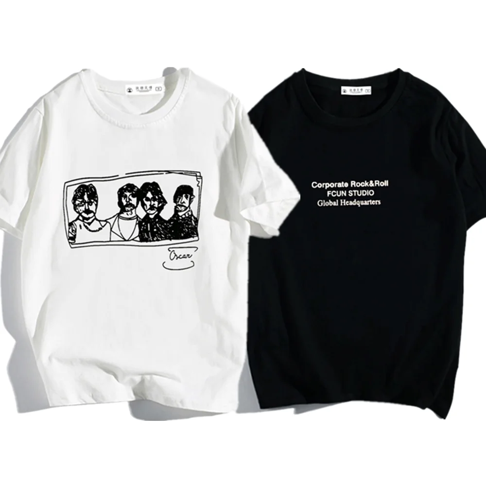 Повседневное хлопковая футболка | Женская одежда