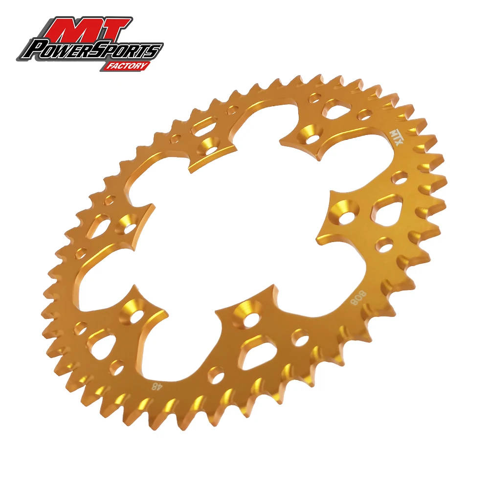Задняя звездочка мотоцикла 520 цепи 47T/48T/49T/50T/51T/52T для Suzuki RM-Z250 RM-Z450 DR-Z250 RM125 RM250 RMX450Z -
