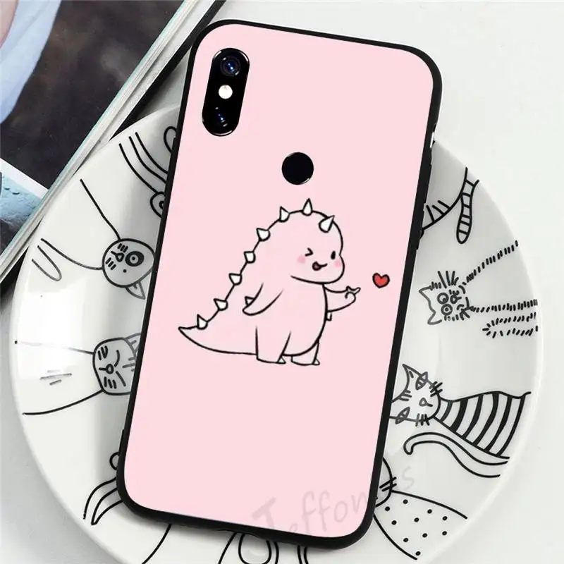 

Dinosaur sweet cute couple Phone Case For xiaomi redmi 9 9a 8 8a 7 7a k30 k30pro k20 k20pro mi 9 9t 9se 10 10pro 10lite cover
