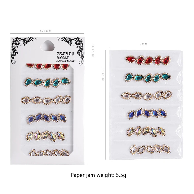 3D дизайн ногтей украшения сплав Циркон Стразы для блестящие камни Сделай Сам