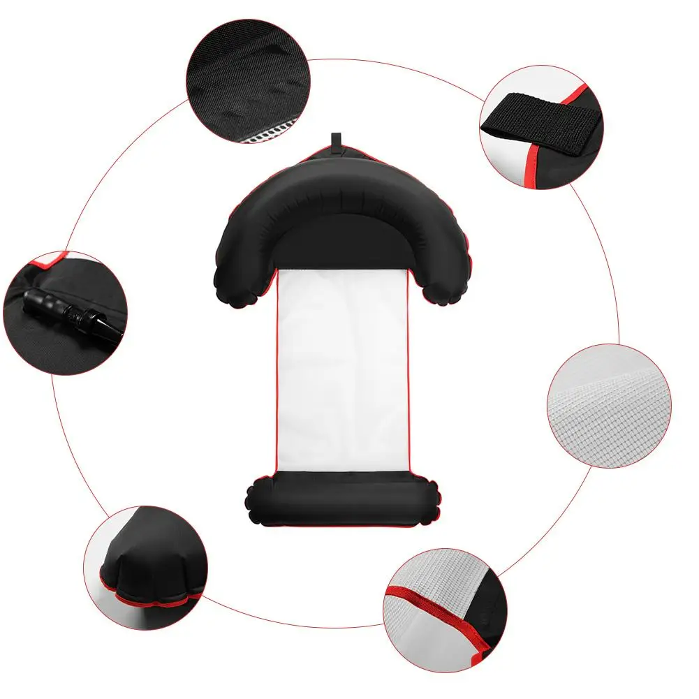 

Inflatable Float Hammock Swimming Pool Floating Row Foldable Water Cushion Pool Float Bed Party Toys for Children Adults