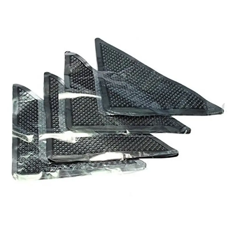 4 шт. треугольный многоразовый Нескользящий Резиновый коврик нескользящий для