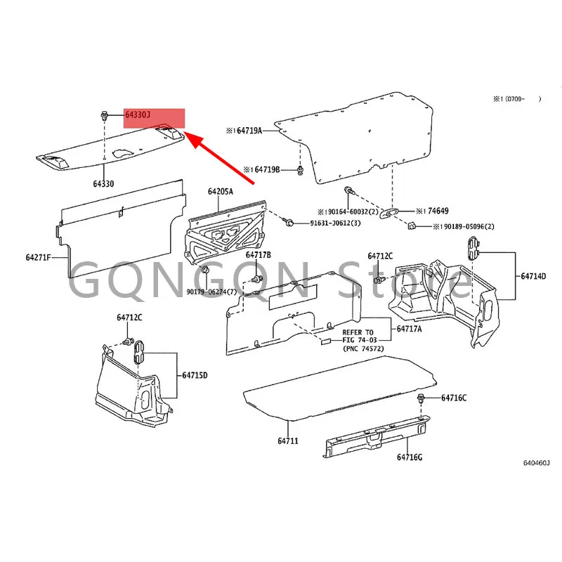 

CAR clip (for glove box decoration board) 1992- 2018Toy ot aWIL L VS CAR INA FF CRE STA CRO WN COM FOR T