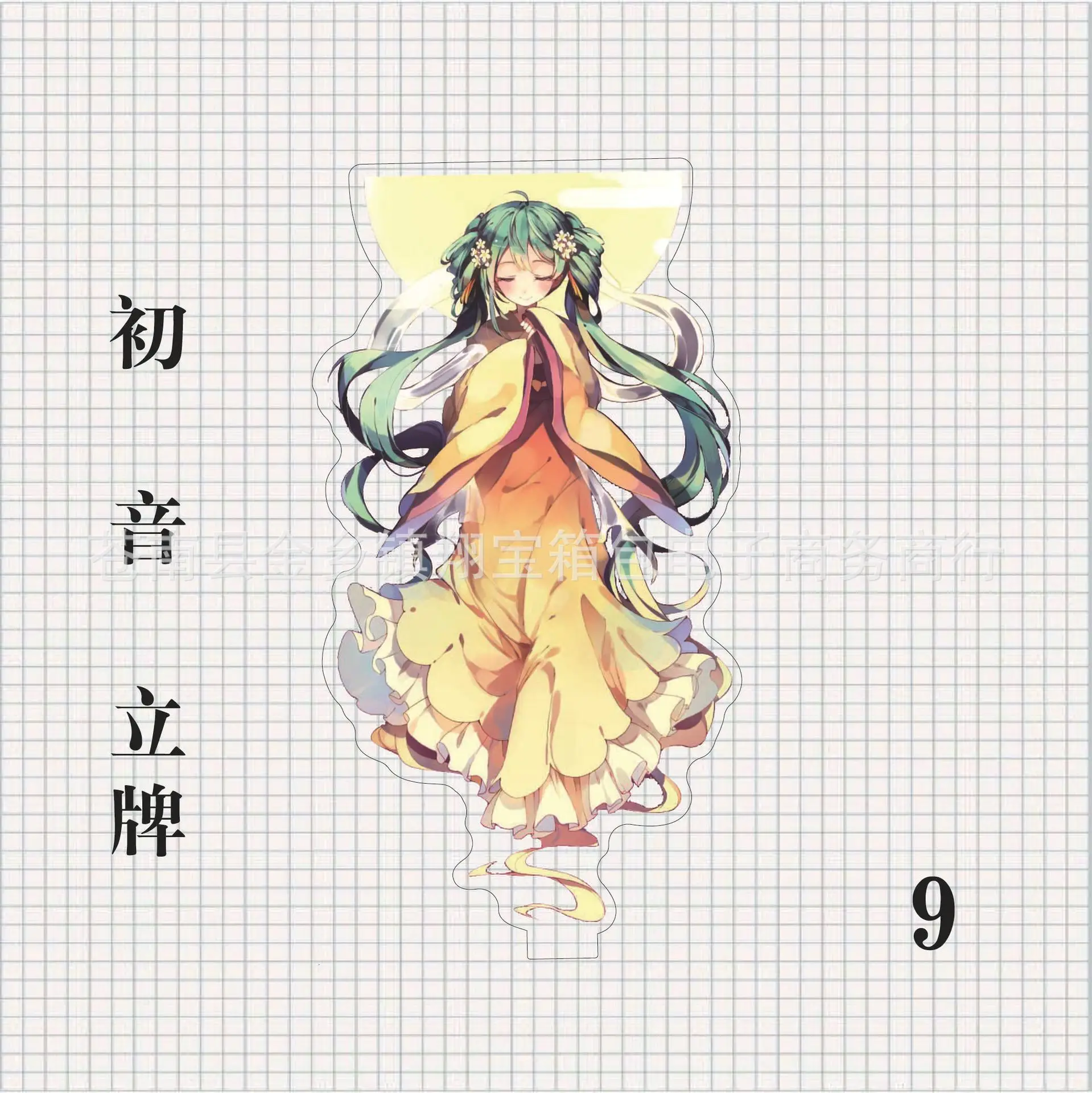 Прозрачная акриловая подставка Мику Хацунэ из аниме Креативные украшения