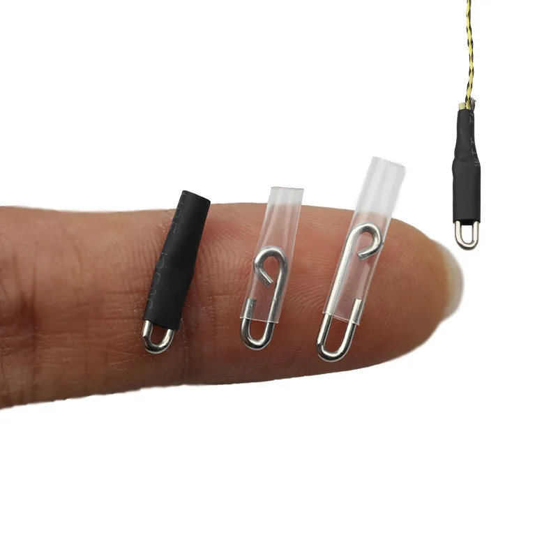 

20 шт. безопасный свинцовый зажим, быстрый зажим, шарнирная термоусадочная трубка, быстрые рыболовные заклепки, соединитель enchufe, крючок для ...