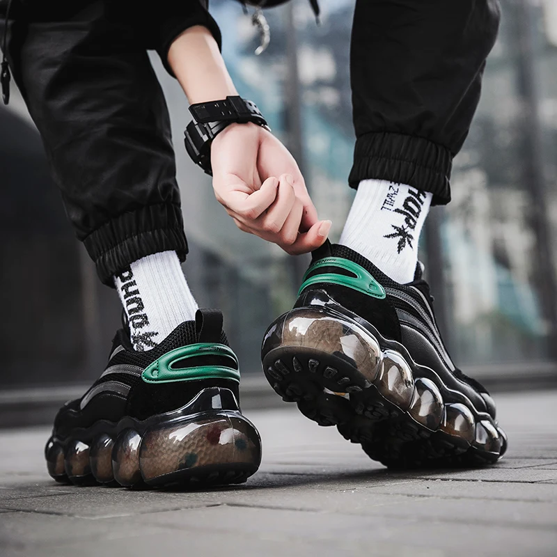 

Fashion Sneakers Men Shoes For Male Sharks Trainers High Top Footwear Sapatos Masculino Summer Breathable Chaussures Pour Hommes