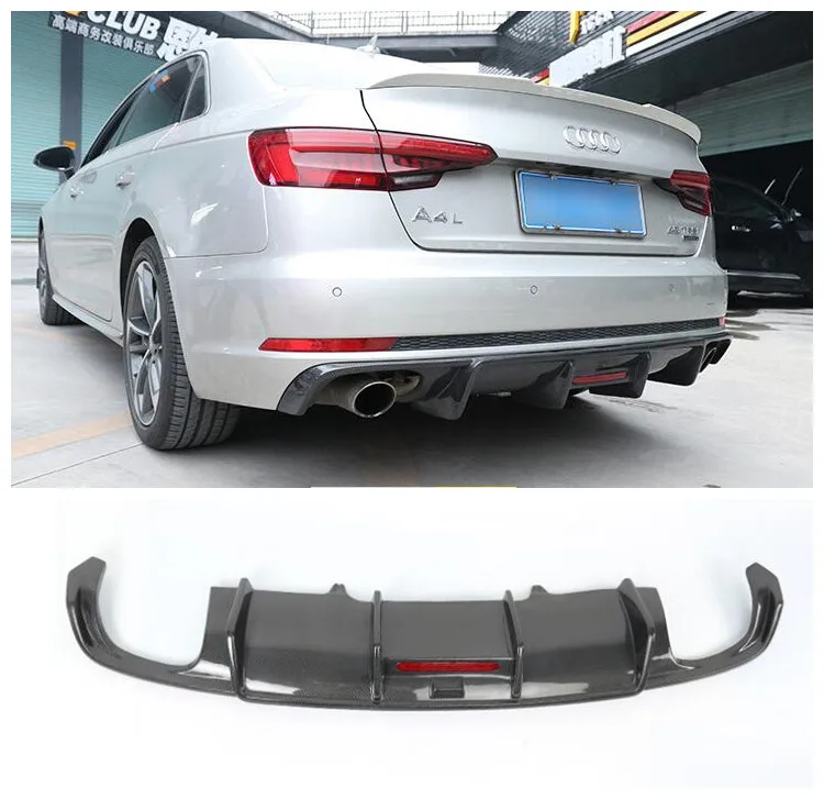 Автомобильный бампер из углеродного волокна передняя губа + дефлектор задняя