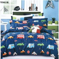 new childrens fashion creative style bedding digital printing color boy girl pattern bedding set europe and america size