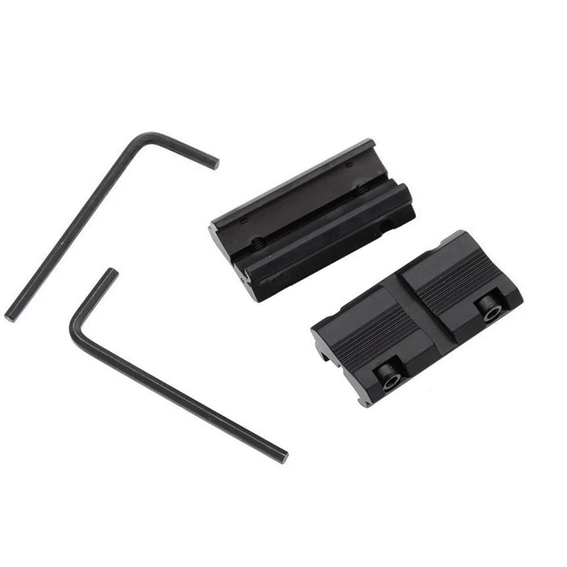 

2 шт. охотничье ружье оружейные крепления для прицела Тактический база 11 мм ласточкин хвост 20 мм Вивер Пикатинни адаптер крепление пистолет ...