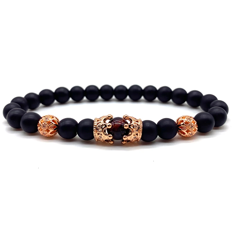 Модный новый браслет с короной для мужчин и женщин Королевский полыми фианитами