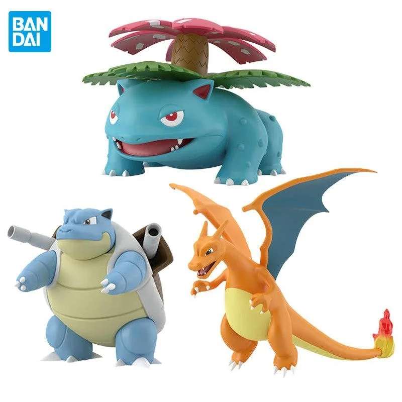 

Фигурка покемона Bandai Shokugan, Charizard Venusaur, бластовуза, Канто область, экшн-фигурка из ПВХ, коллекционные игрушки для мальчиков