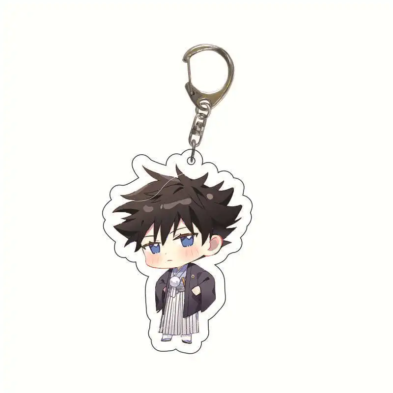 

Jujutsu Kaisen Anime Cartoon Fashion Keychain Boy Girl Trend Decoration Pendant Car Key Accessories Girl KeyChain Christmas Gift