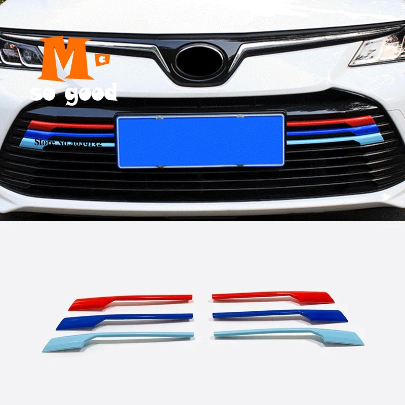 Для Toyota Corolla Sedan 2019 2020 2021 ABS Автомобильная передняя решетка радиатора забора
