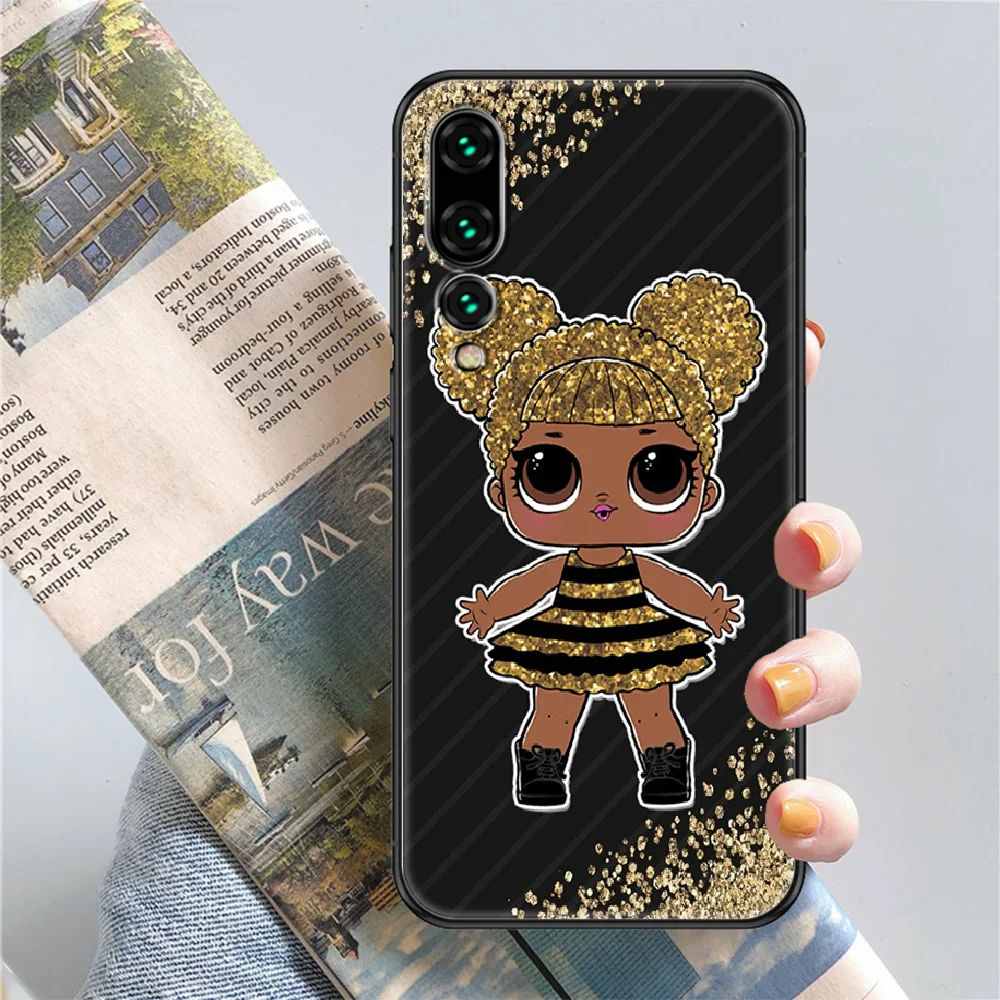 

doll cute Lol Pretty girl Phone case For Huawei P Mate P10 P20 P30 P40 10 20 Smart Z Pro Lite 2019 black soft prime luxury back