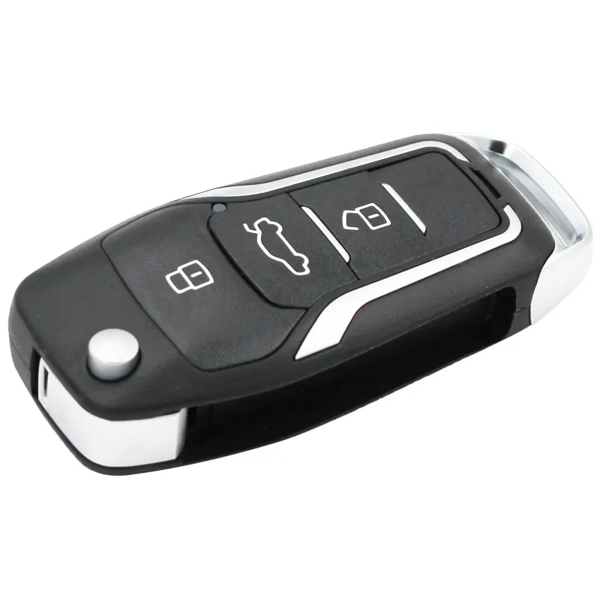 Обновленный складной Автомобильный ключ раскладушка с 3 кнопками 315 МГц или 433