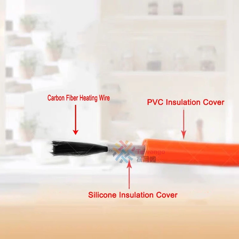 Нагревательный провод для теплицы 220 В с регулятором