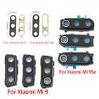 Стеклянная крышка объектива задней камеры с держателем рамки с наклейкой запасные части для Xiaomi Mi9 Mi 9 Se Mi 11