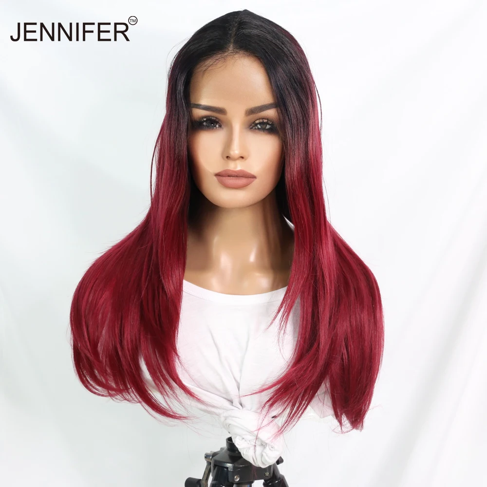 

Длинные прямые синтетические парики для женщин, средней части, на шнуровке спереди, 3 цвета, косплей/ежедневные термостойкие волосы