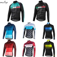 moxilyn cycling jersey top long sleeve breathable spring for men roda bike cycling wear maillot ciclismo clothes blue and black