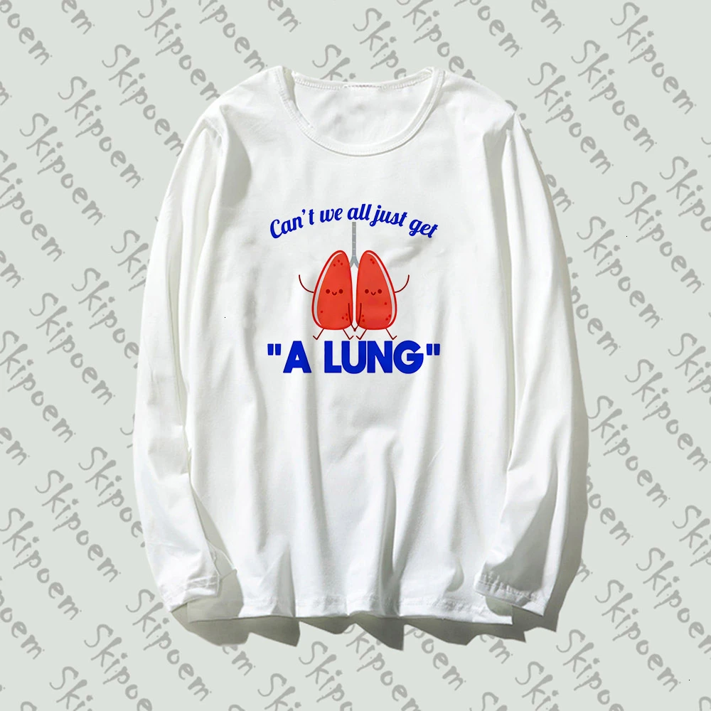 Женская футболка с длинным рукавом хлопковая в стиле Харадзюку винтажном