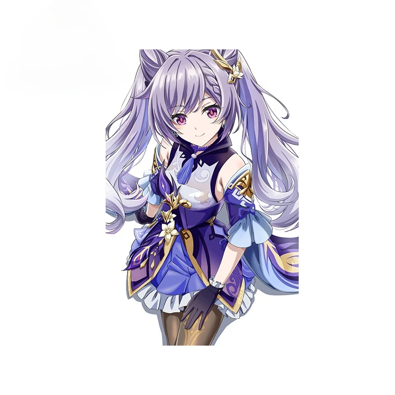

13cm x 8.5cm for Genshin Impact Anime Decal Bumper Windows Vinyl Car Stickers Waterproof Sunscreen Creative Graphics Car Styling