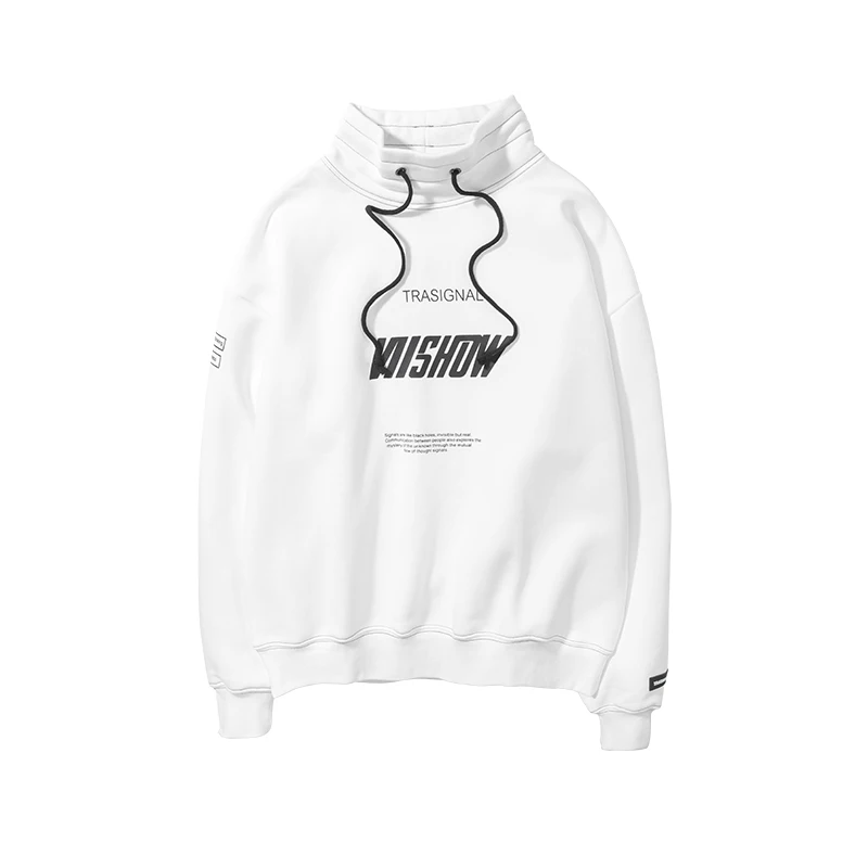 Бренд VIISHOW 2019 осенние мужские свитшоты повседневные толстовки белые хип-хоп топы