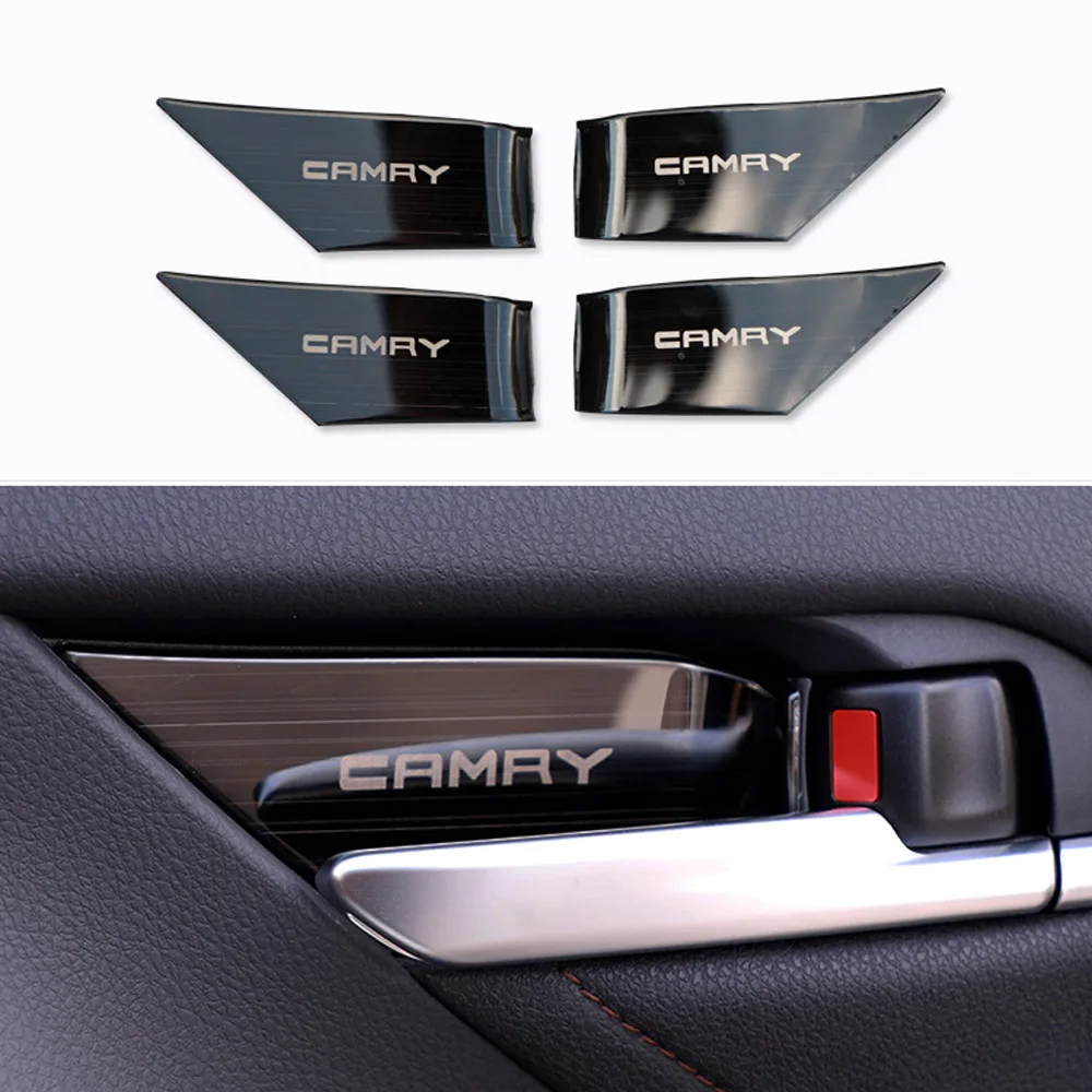 Автомобильная наклейка полоса из нержавеющей стали для Toyota Camry 2018 2019 аксессуары