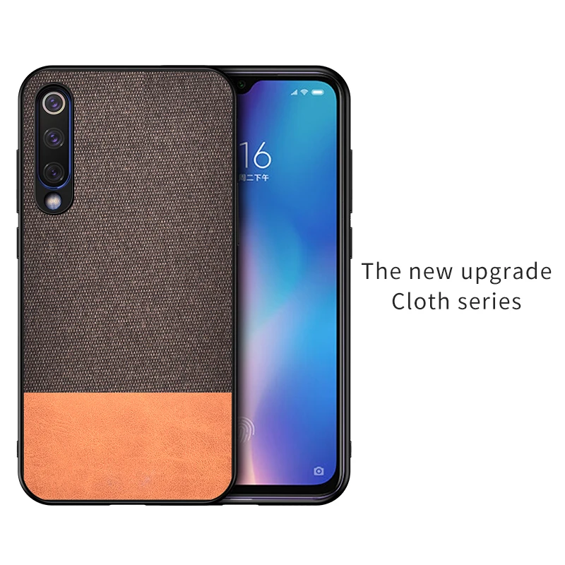 T10 Тканевый чехол для Xiaomi mi 9 SE 9T A3 8 Lite A2 A1 F1 9 lite, тканевая задняя крышка для Xiao mi Red mi Note 8 7 6 Pro 7A 6A S2 чехол s - Цвет: T10