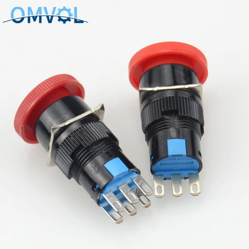 Кнопка аварийной остановки в виде красных грибов переключатель оборудование для