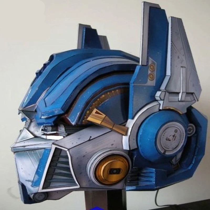 3D модель головы из бумаги сделай сам ручной фильм телевидение трансформер