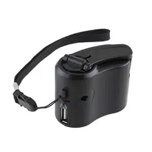Mini Compact Hand Crank Charger Manual Generator Mobile Phone Emergency Charger Usb Charger Stay Connected ONLENY
