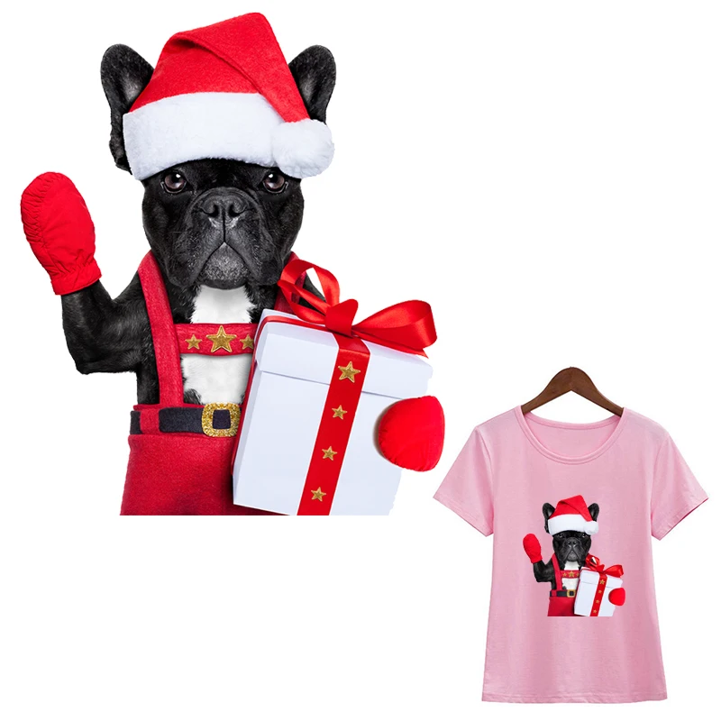 Подарок собака наклейка s на ткани милый термостикер патч аксессуары для одежды