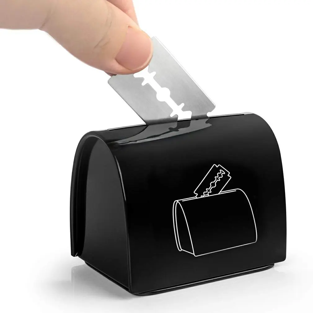 

Larger Capacity Recyclable Blade Recycling Box Razor Disposal Case Iron Blade Processing Box Sealing Design