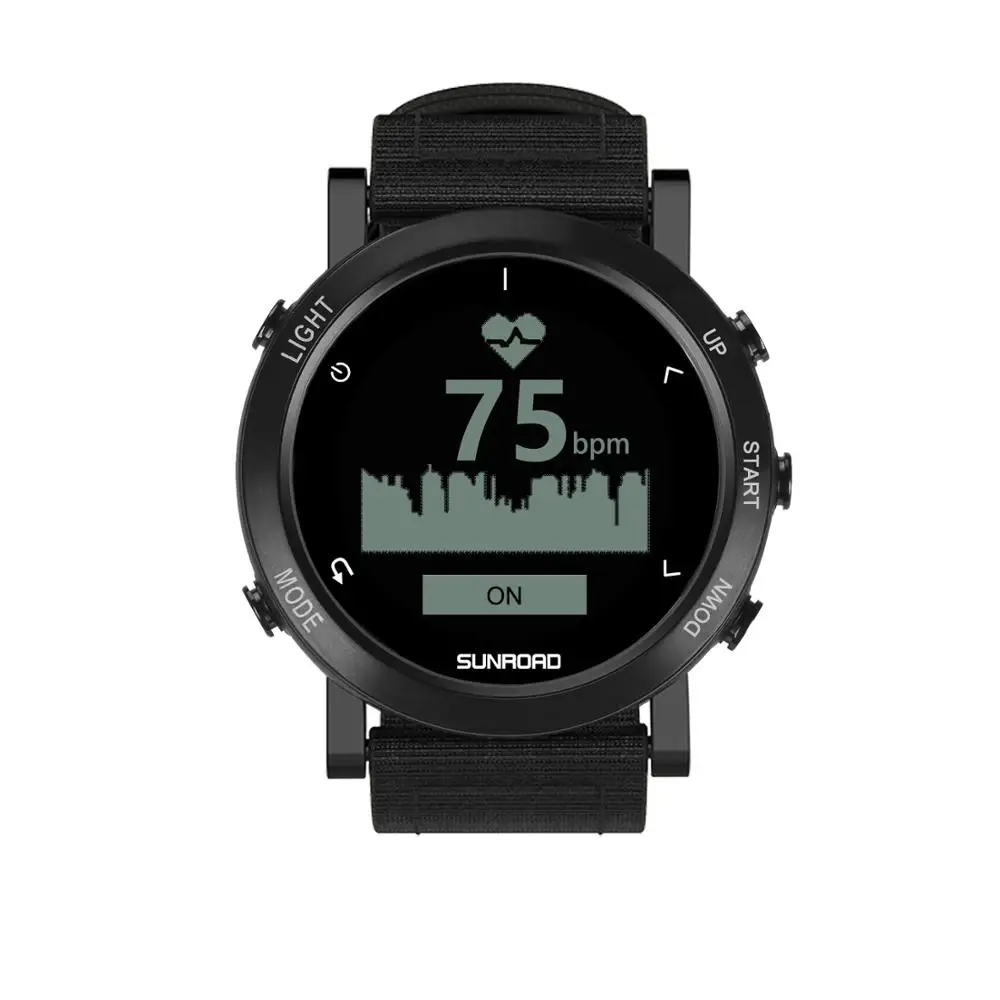 Часы наручные SUNROAD Мужские Цифровые спортивные водонепроницаемые с высотомером