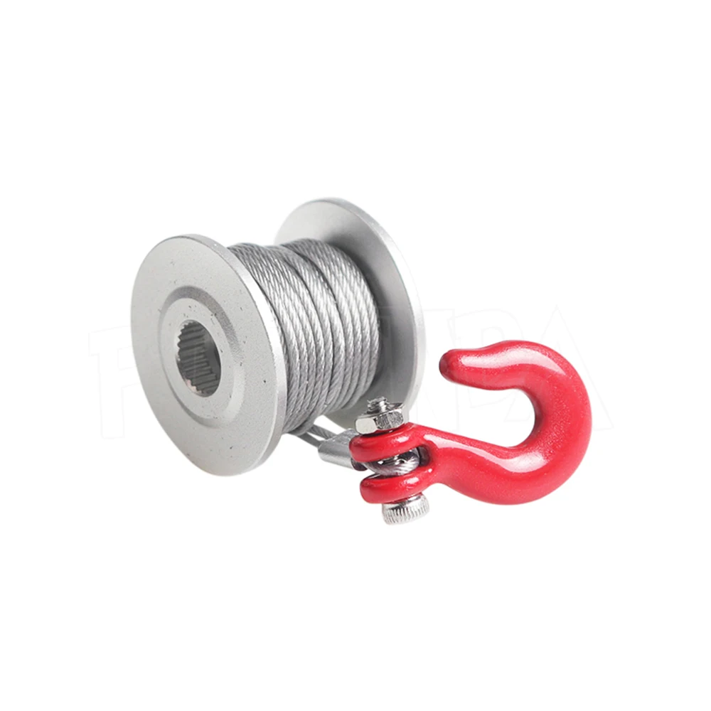 Серводвигатель с зубчатой передачей 1/10 RC 25T стальной трос крюк для трейлера